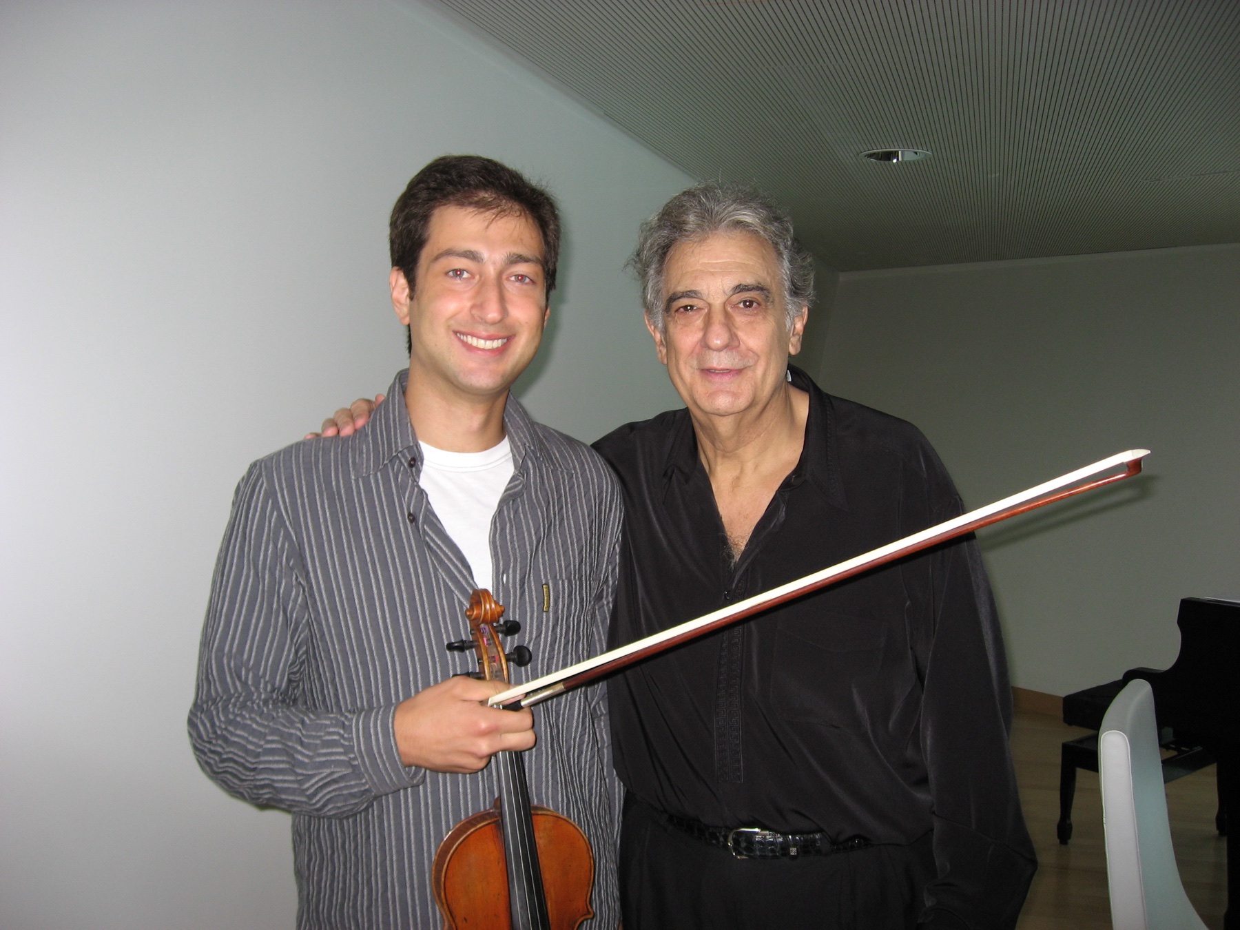 With Plácido Domingo