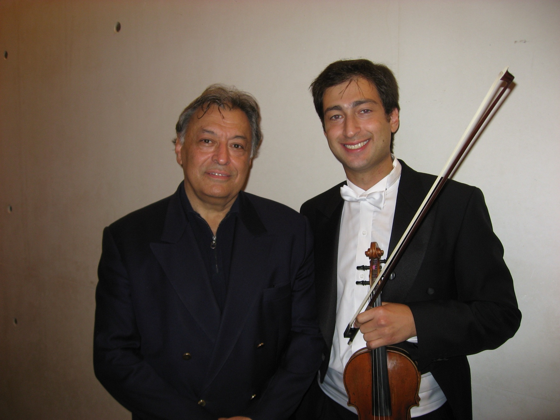 With Zubin Mehta
